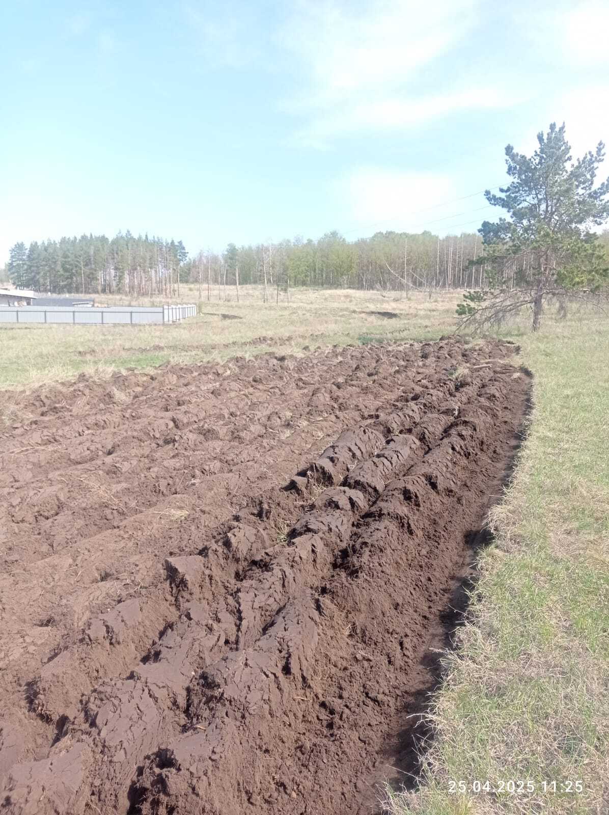 Произвели опашку.